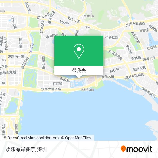 欢乐海岸餐厅地图