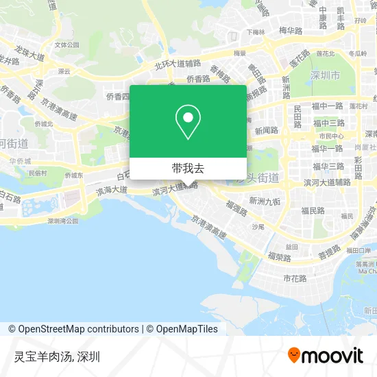 灵宝羊肉汤地图