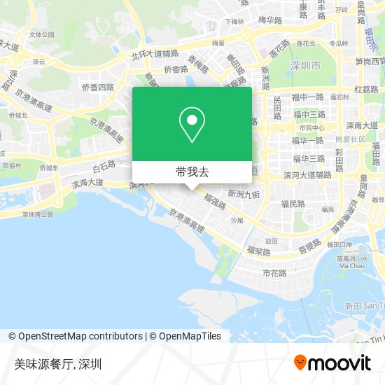 美味源餐厅地图