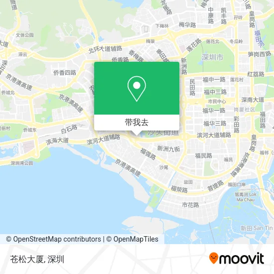 苍松大厦地图