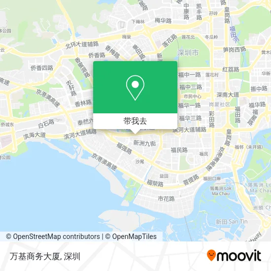 万基商务大厦地图