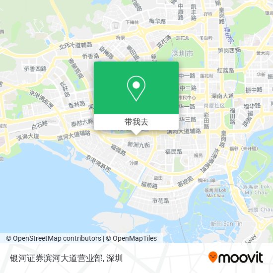 银河证券滨河大道营业部地图