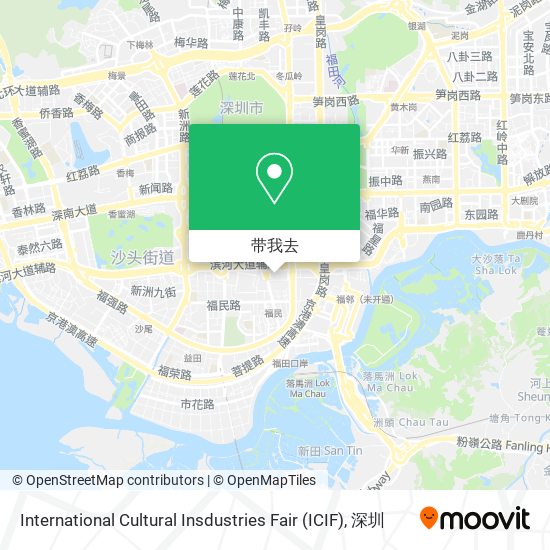 International Cultural Insdustries Fair (ICIF)地图