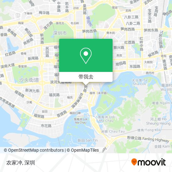 农家冲地图
