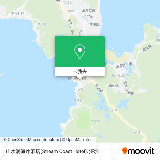 山水涧海岸酒店(Stream Coast Hotel)地图