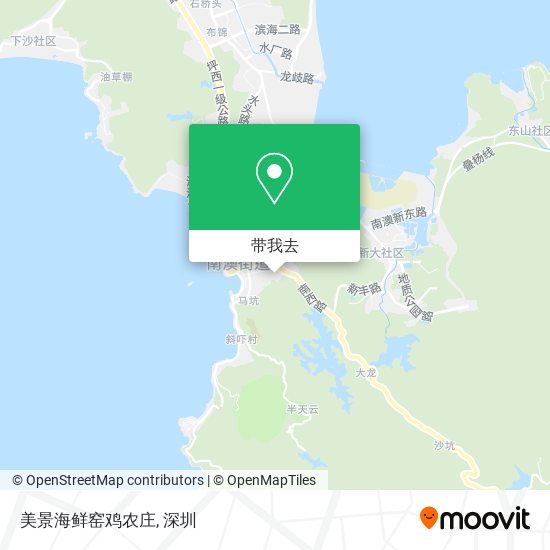 美景海鲜窑鸡农庄地图