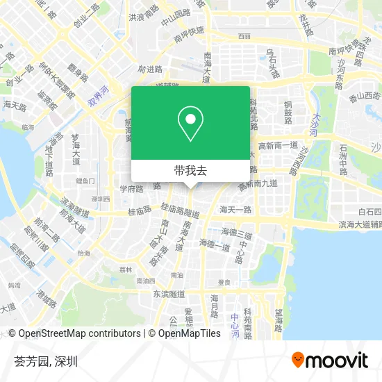 荟芳园地图