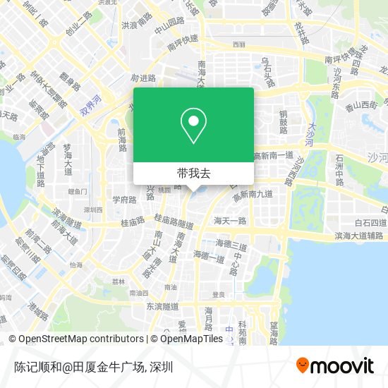 陈记顺和@田厦金牛广场地图