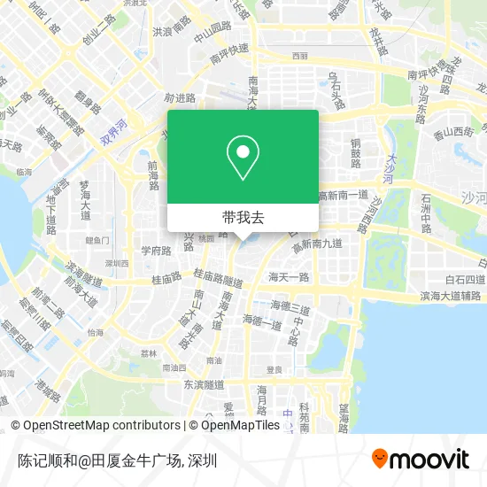 陈记顺和@田厦金牛广场地图