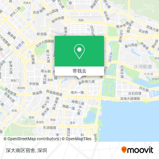 深大南区宿舍地图