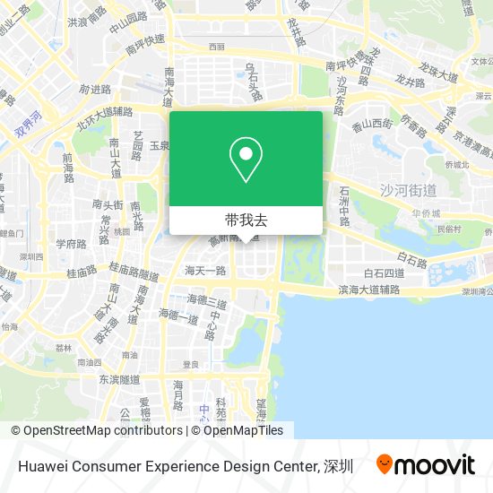 Huawei Consumer Experience Design Center地图