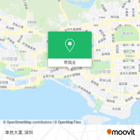 泰然大厦地图