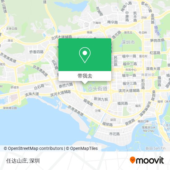 任达山庄地图