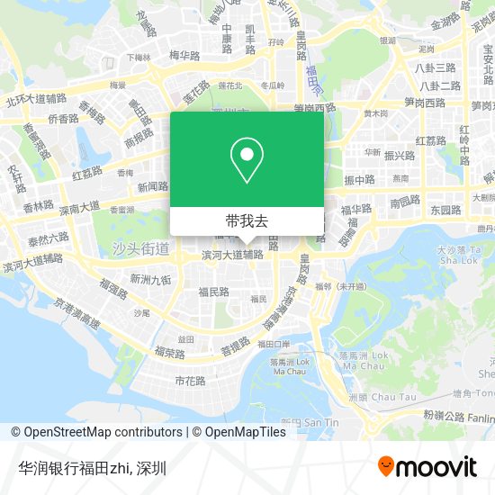 华润银行福田zhi地图