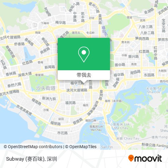 Subway (赛百味)地图