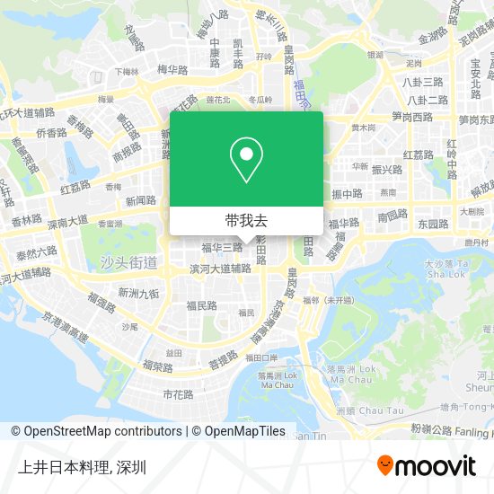上井日本料理地图