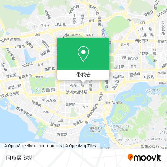 同顺居地图