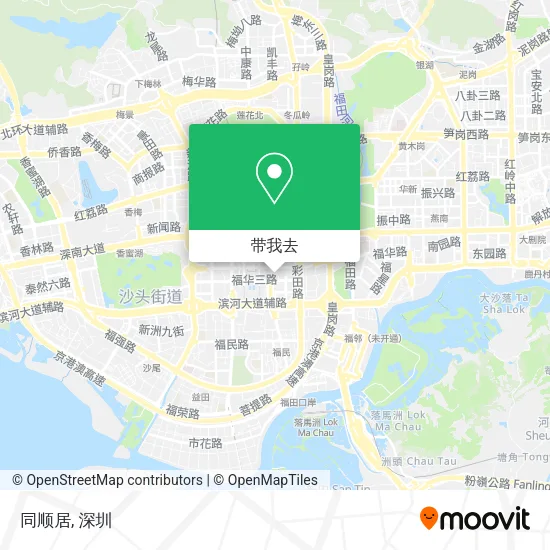 同顺居地图