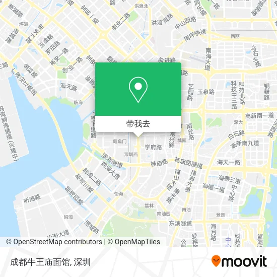 成都牛王庙面馆地图