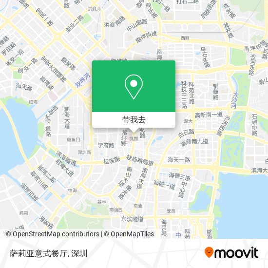 萨莉亚意式餐厅地图