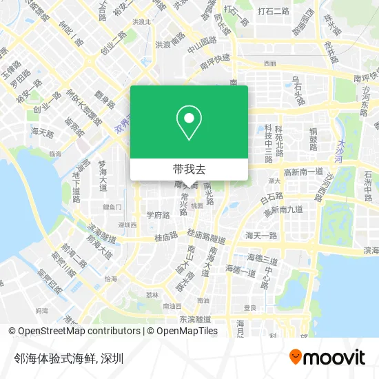 邻海体验式海鲜地图