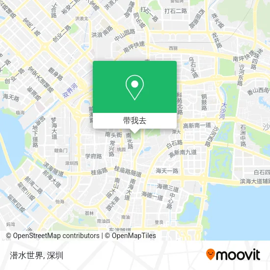 潜水世界地图