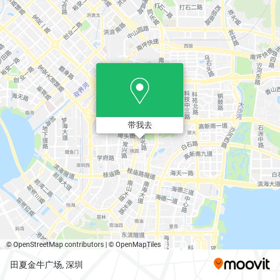 田夏金牛广场地图