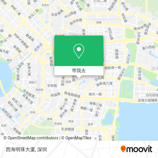 西海明珠大厦地图