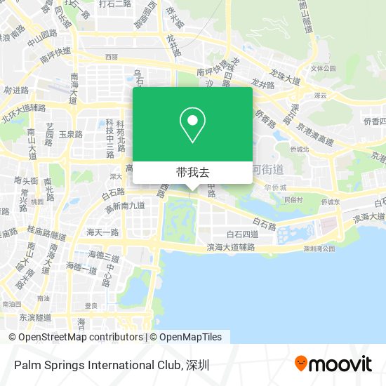 Palm Springs International Club地图