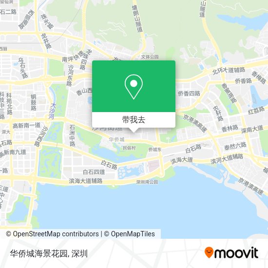 华侨城海景花园地图