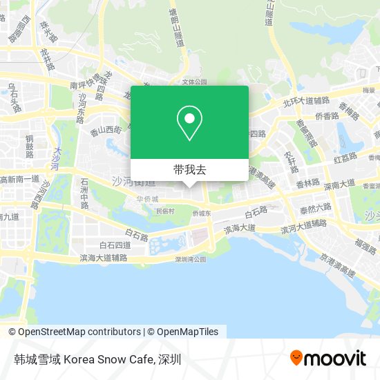 韩城雪域 Korea Snow Cafe地图