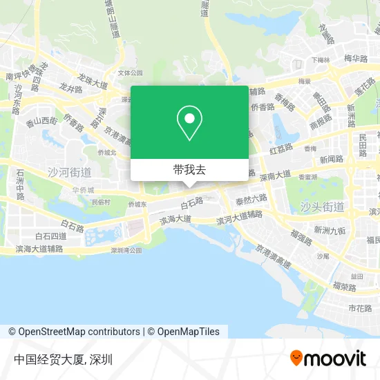 中国经贸大厦地图