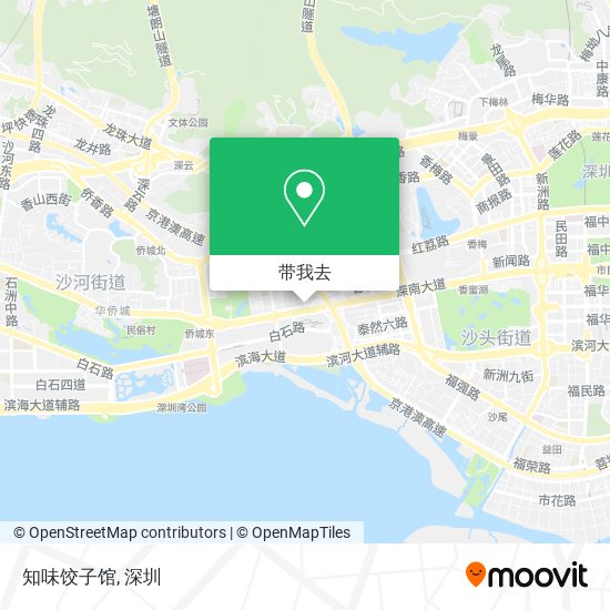 知味饺子馆地图