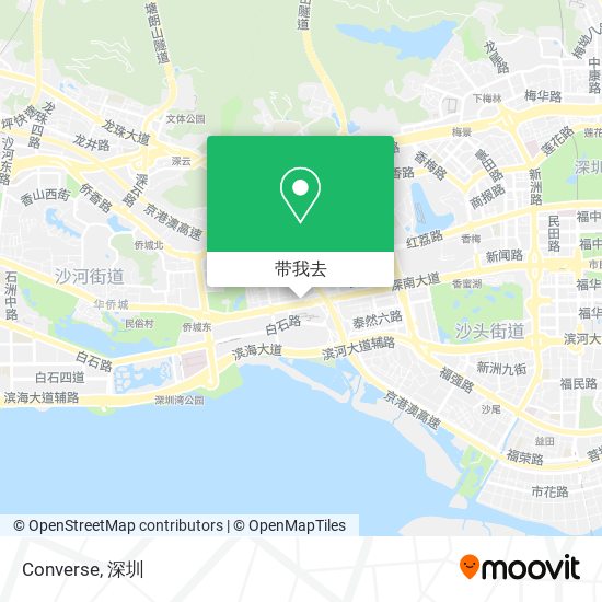 Converse地图