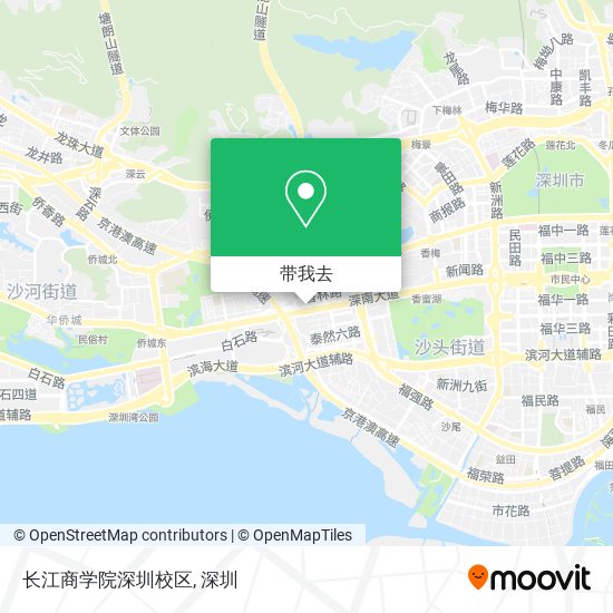 长江商学院深圳校区地图