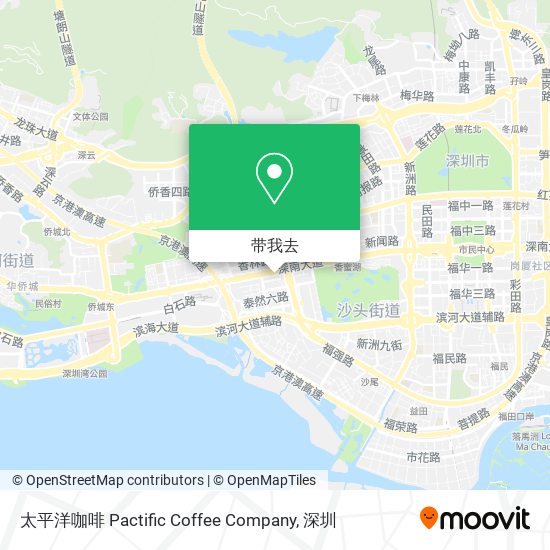 太平洋咖啡 Pactific Coffee Company地图