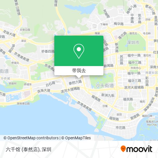 六千馆 (泰然店)地图