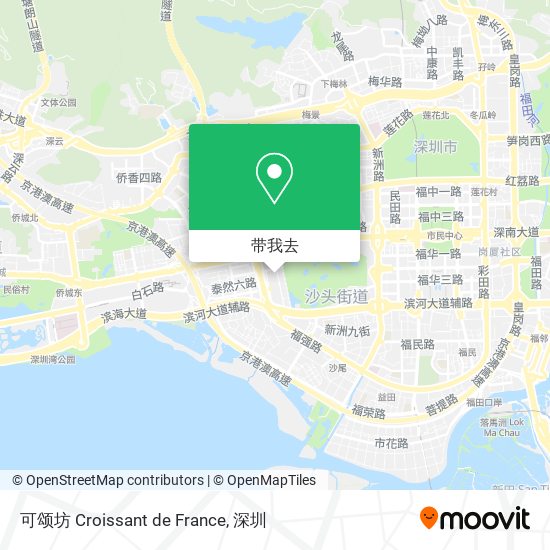 可颂坊 Croissant de France地图