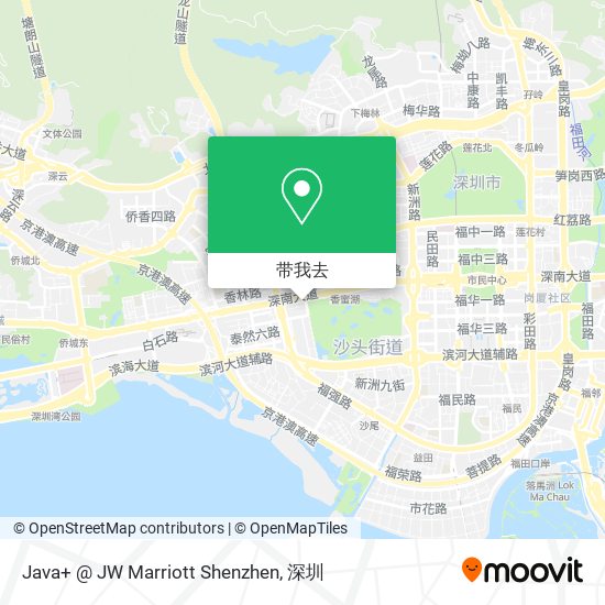 Java+ @ JW Marriott Shenzhen地图