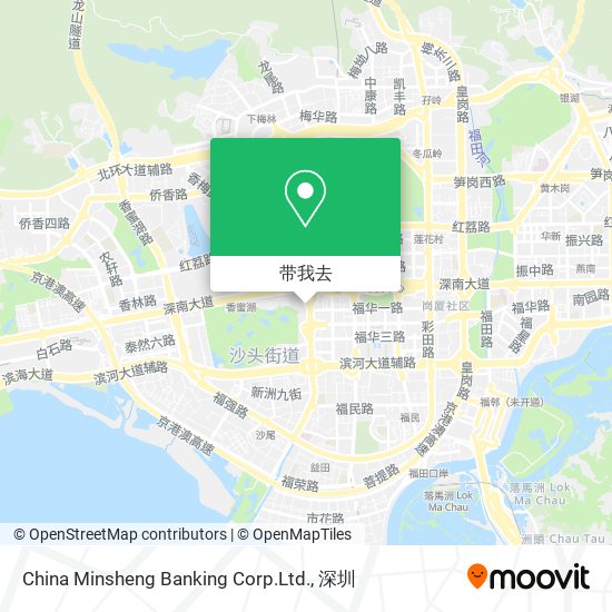 China Minsheng Banking Corp.Ltd.地图