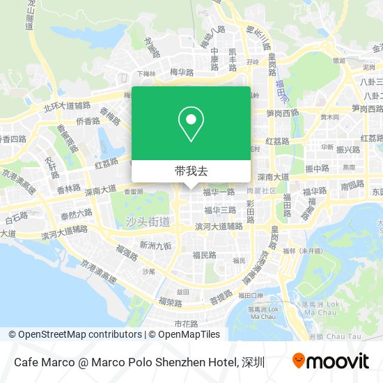 Cafe Marco @ Marco Polo Shenzhen Hotel地图