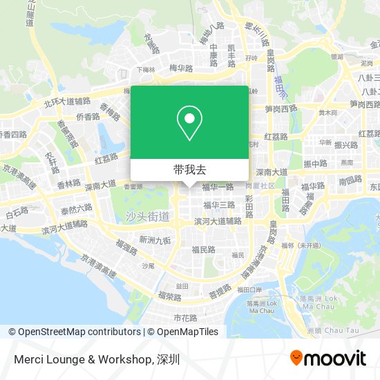 Merci Lounge & Workshop地图