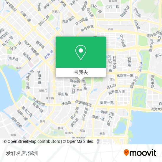 发轩名店地图
