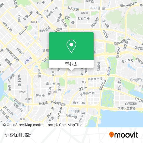 迪欧咖啡地图