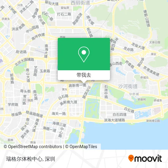瑞格尔体检中心地图