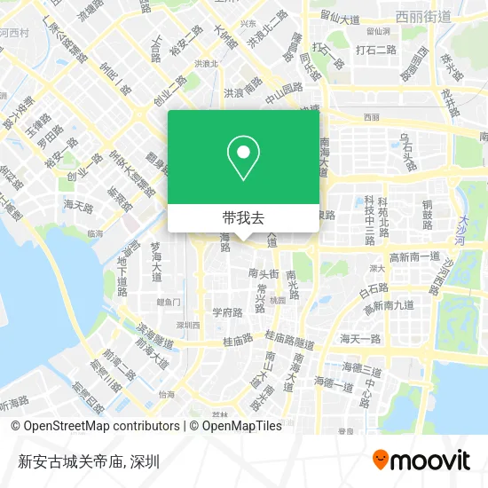 新安古城关帝庙地图