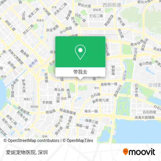 爱妮宠物医院地图