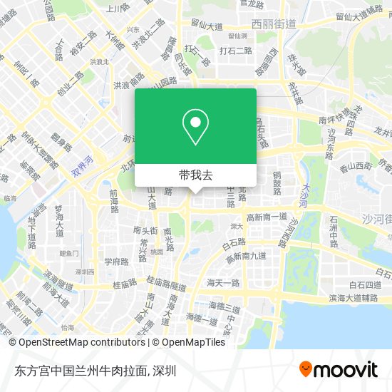 东方宫中国兰州牛肉拉面地图