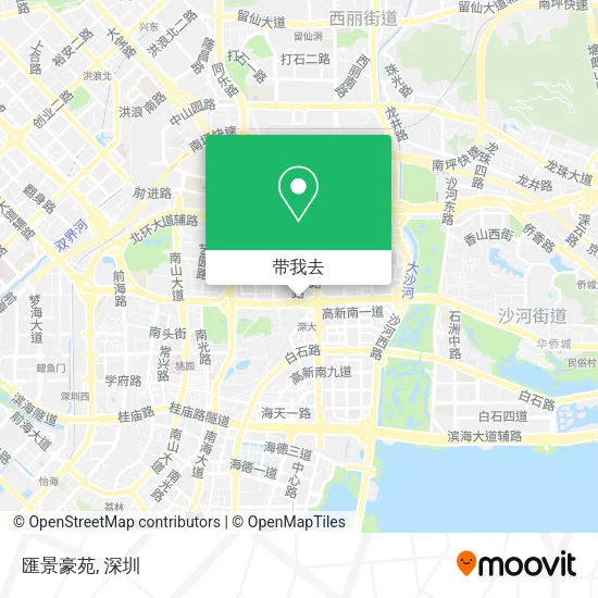匯景豪苑地图