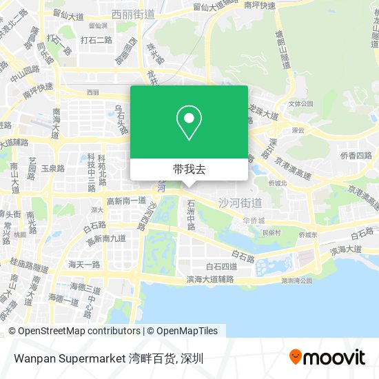 Wanpan Supermarket 湾畔百货地图